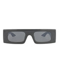 Gucci Womens Shield/Wrap Grey Grey Grey Fashion Designer Eyewear