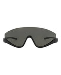 Gucci Womens Shield/Wrap Black Black Grey Fashion Designer Eyewear