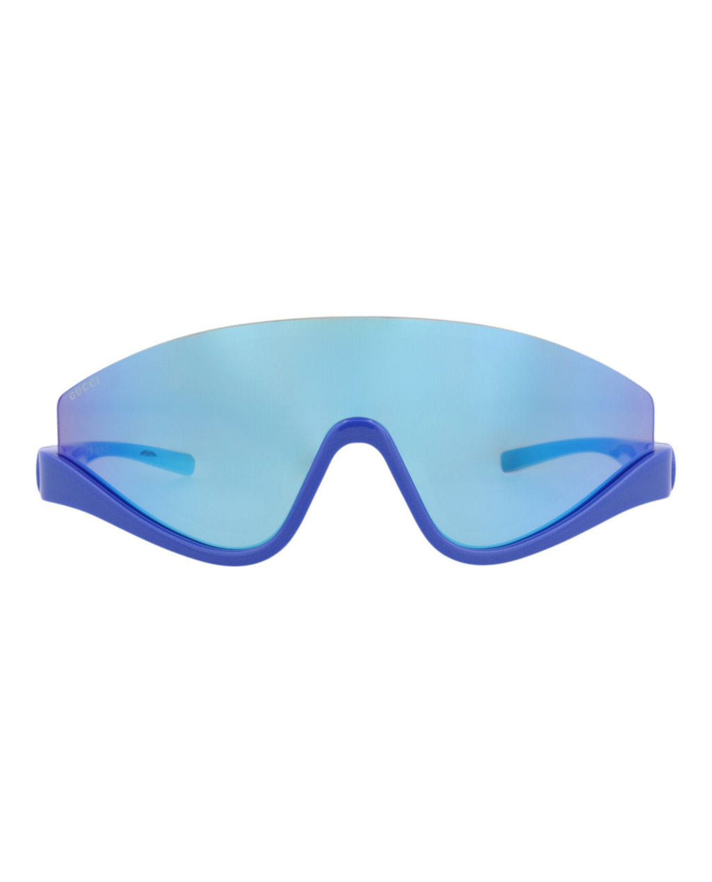 Gucci Womens Shield/Wrap Blue Blue Blue Fashion Designer Eyewear