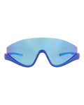 Gucci Womens Shield/Wrap Blue Blue Blue Fashion Designer Eyewear