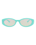 Gucci Womens Round/Oval Light Blue Light Blue Pink Fashion Designer Eyewear
