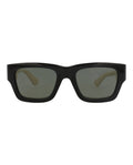 Gucci Mens Square/Rectangle Black Ivory Grey Fashion Designer Eyewear