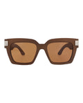 Gucci Womens Square/Rectangle Brown Brown Brown Fashion Designer Eyewear