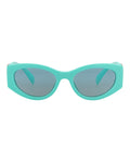Gucci Womens Cat Eye Light Blue Light Blue Light Blue Fashion Designer Eyewear