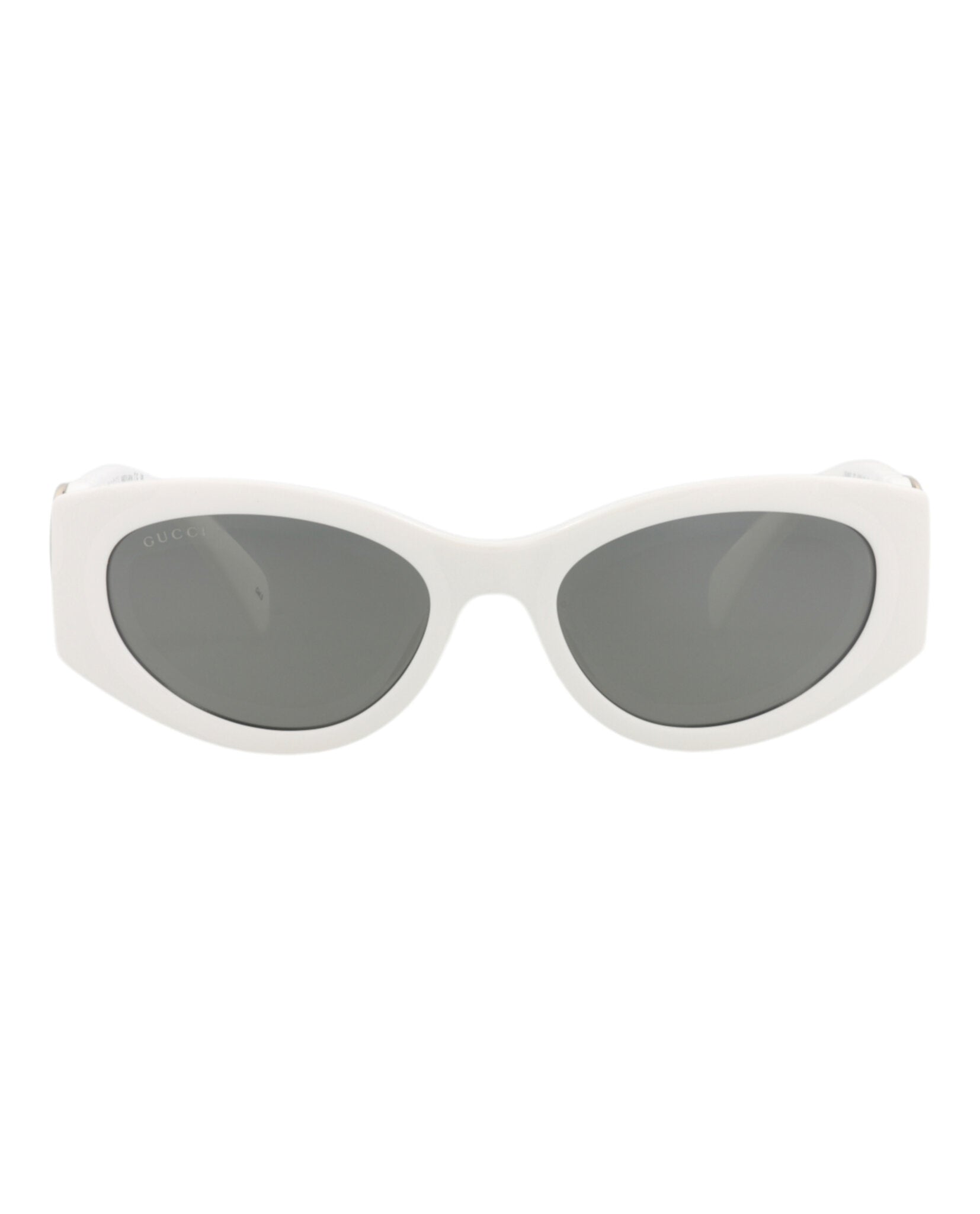 Gucci Womens Cat Eye White White Grey Fashion Designer Eyewear