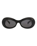 Gucci Womens Round/Oval Black Black Grey Fashion Designer Eyewear