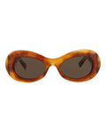 Gucci Womens Round/Oval Havana Havana Brown Fashion Designer Eyewear