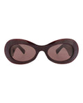 Gucci Womens Round/Oval Violet Violet Violet Fashion Designer Eyewear