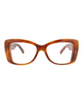 Gucci Womens Square/Rectangle Havana Havana Transparent Fashion Designer Eyewear