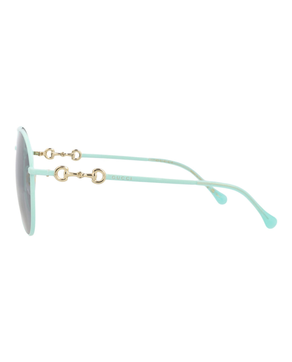 Gucci Womens Aviator Green Green Grey Fashion Designer Eyewear