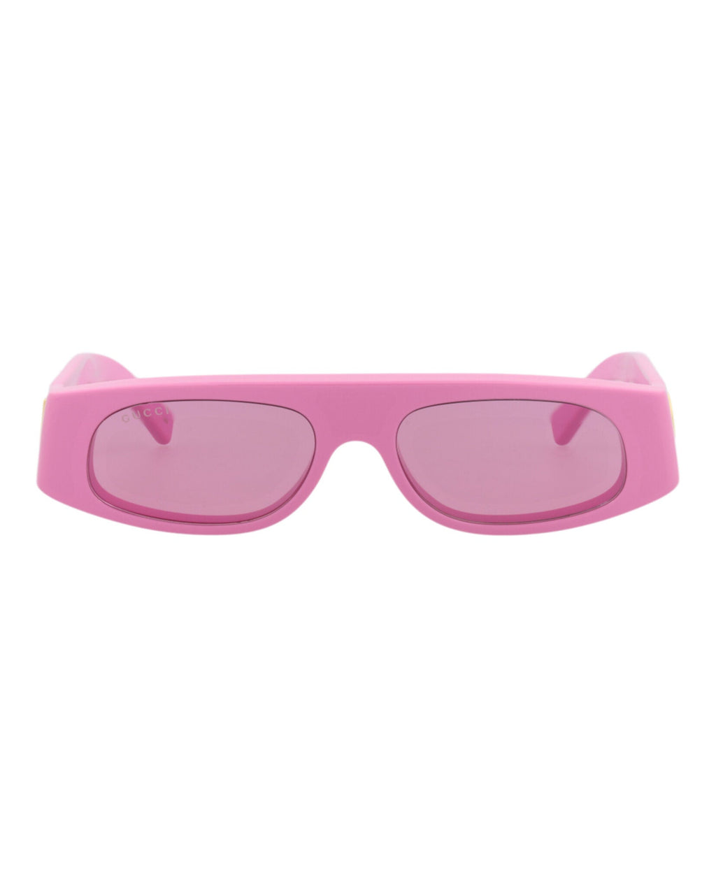 Gucci Womens Square/Rectangle Pink Pink Pink Fashion Designer Eyewear