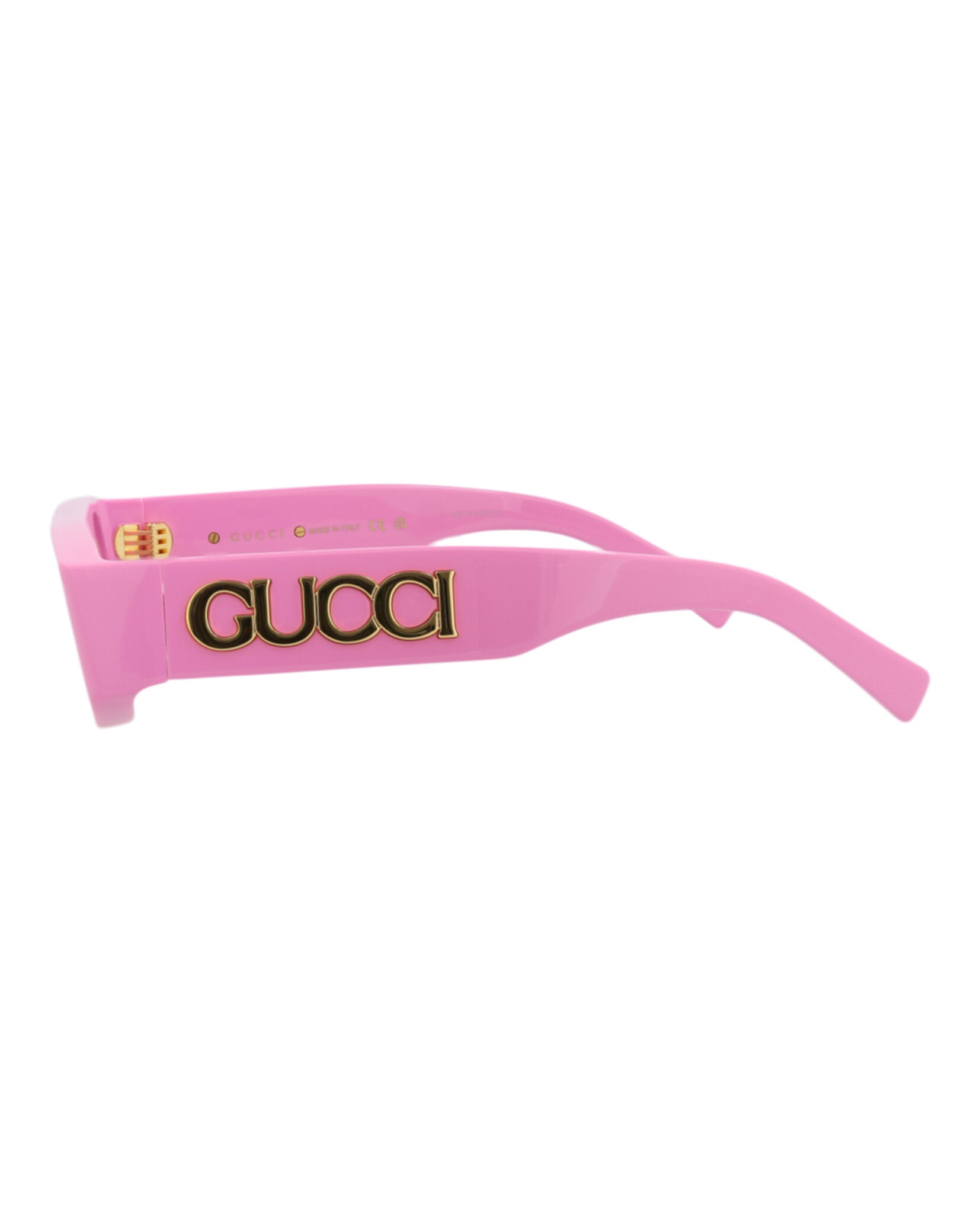 Gucci Womens Square/Rectangle Pink Pink Pink Fashion Designer Eyewear