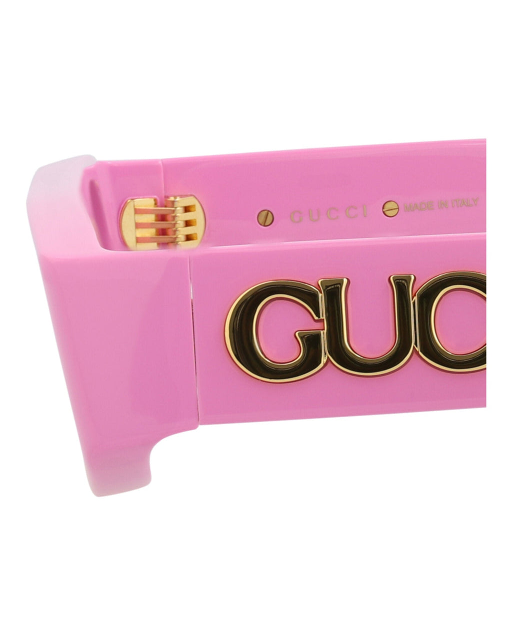 Gucci Womens Square/Rectangle Pink Pink Pink Fashion Designer Eyewear