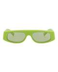 Gucci Womens Square/Rectangle Green Green Green Fashion Designer Eyewear