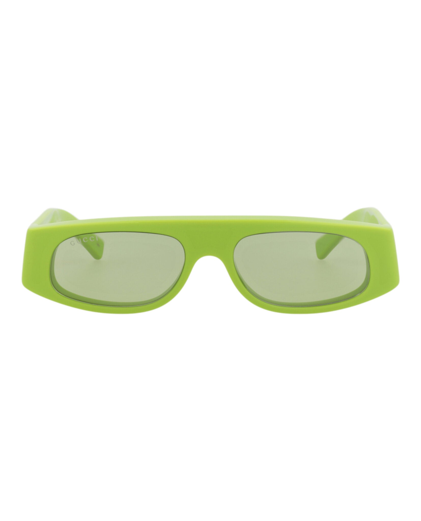 Gucci Womens Square/Rectangle Green Green Green Fashion Designer Eyewear