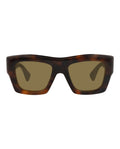 Gucci Womens Square/Rectangle Havana Havana Brown Fashion Designer Eyewear
