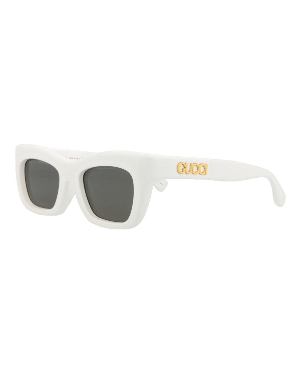 Gucci Womens Cat Eye White White Grey Fashion Designer Eyewear