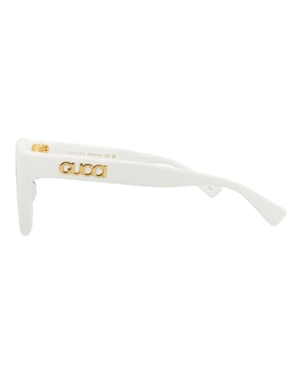 Gucci Womens Cat Eye White White Grey Fashion Designer Eyewear