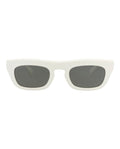 Gucci Mens Square/Rectangle White White Grey Fashion Designer Eyewear