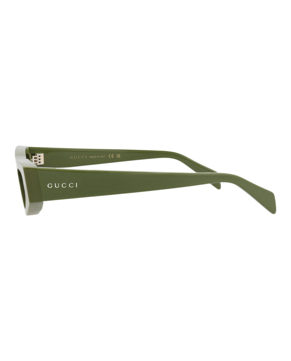 Gucci Womens Cat Eye Green Green Grey Fashion Designer Eyewear