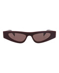 Gucci Womens Cat Eye Violet Violet Brown Fashion Designer Eyewear