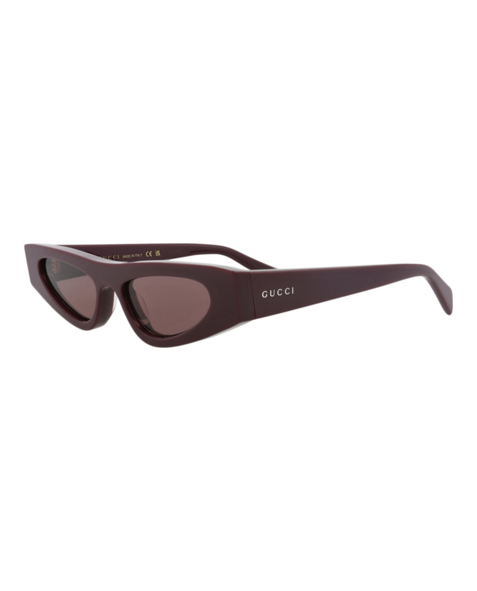 Gucci Womens Cat Eye Violet Violet Brown Fashion Designer Eyewear