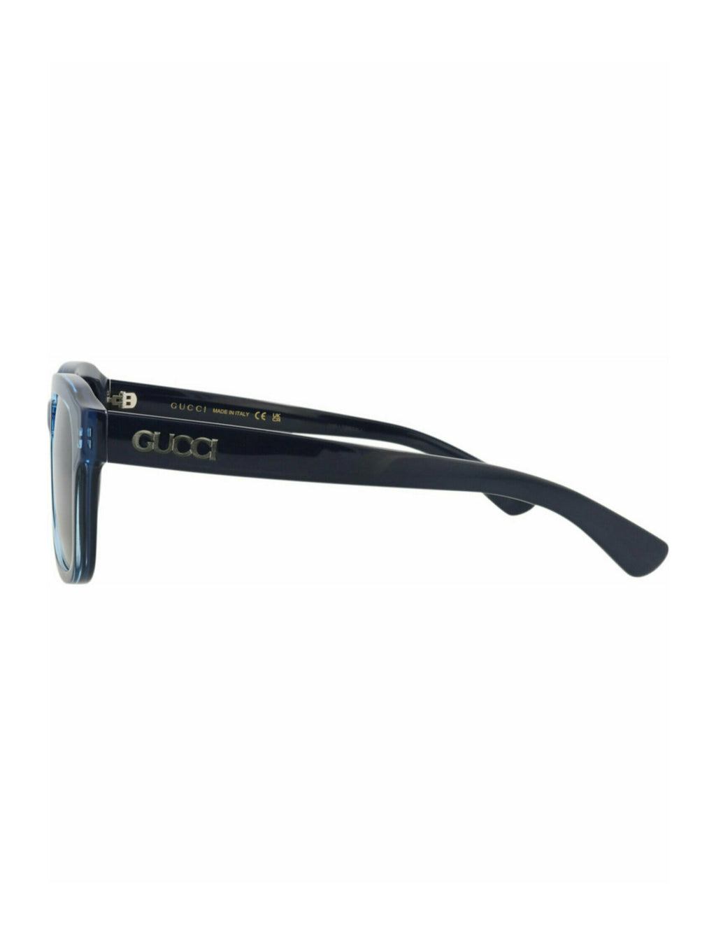 Gucci Mens Square/Rectangle Light Blue Blue Blue Fashion Designer Eyewear