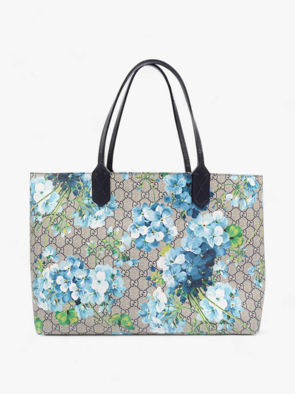 Gucci Blooms Reversible Tote GG Supreme / Bloom Coated Canvas