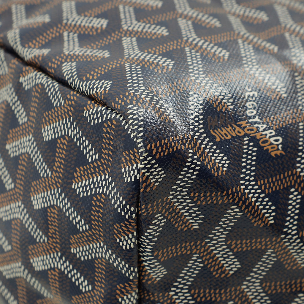 Goyard Blue Goyardine Saint Louis PM Bag