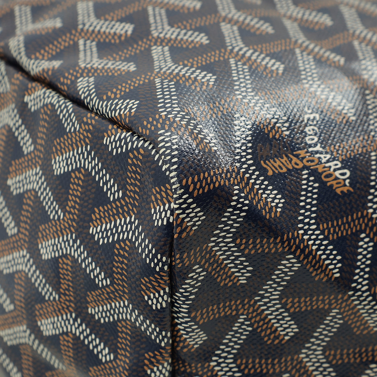 Goyard Blue Goyardine Saint Louis PM Bag