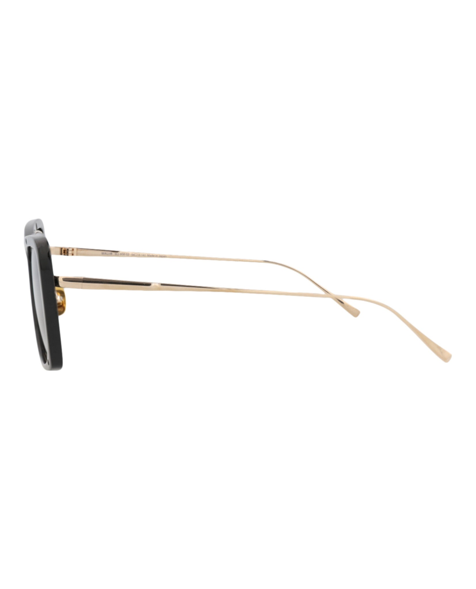 Maui Jim Womens Cat Eye Black Gold Grey Fashion Designer Eyewear