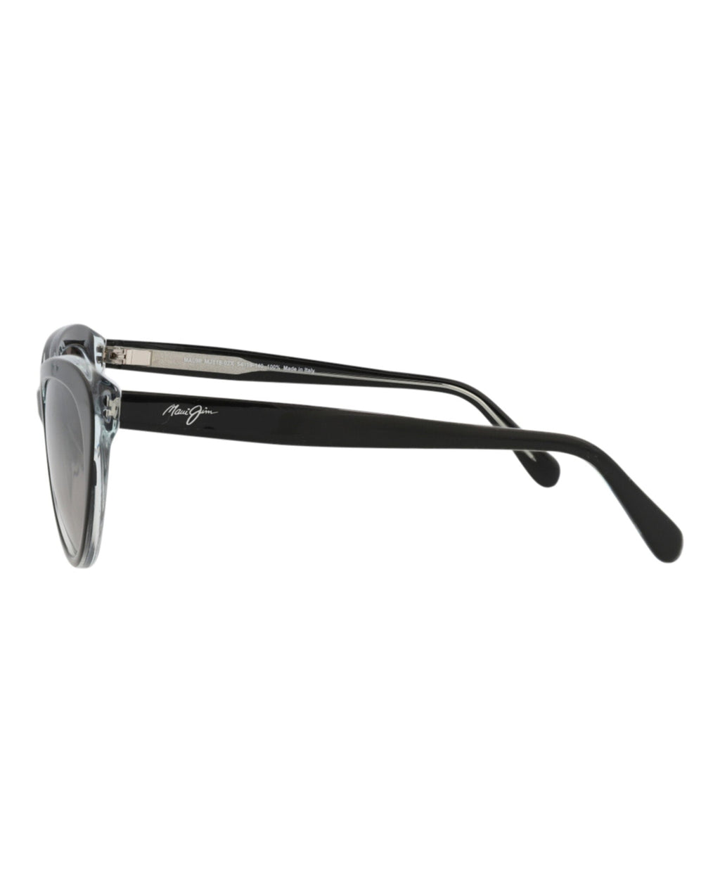 Maui Jim Womens Cat Eye Black Black Grey Fashion Designer Eyewear