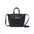 Gucci Black Leather Tote Bag