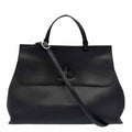 GUCCI Cellarius Calfskin Large Bamboo Daily Top Handle Bag Black