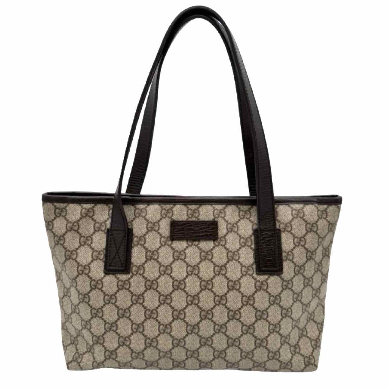 GUCCI Supreme Canvas Small Joy Tote  Brown