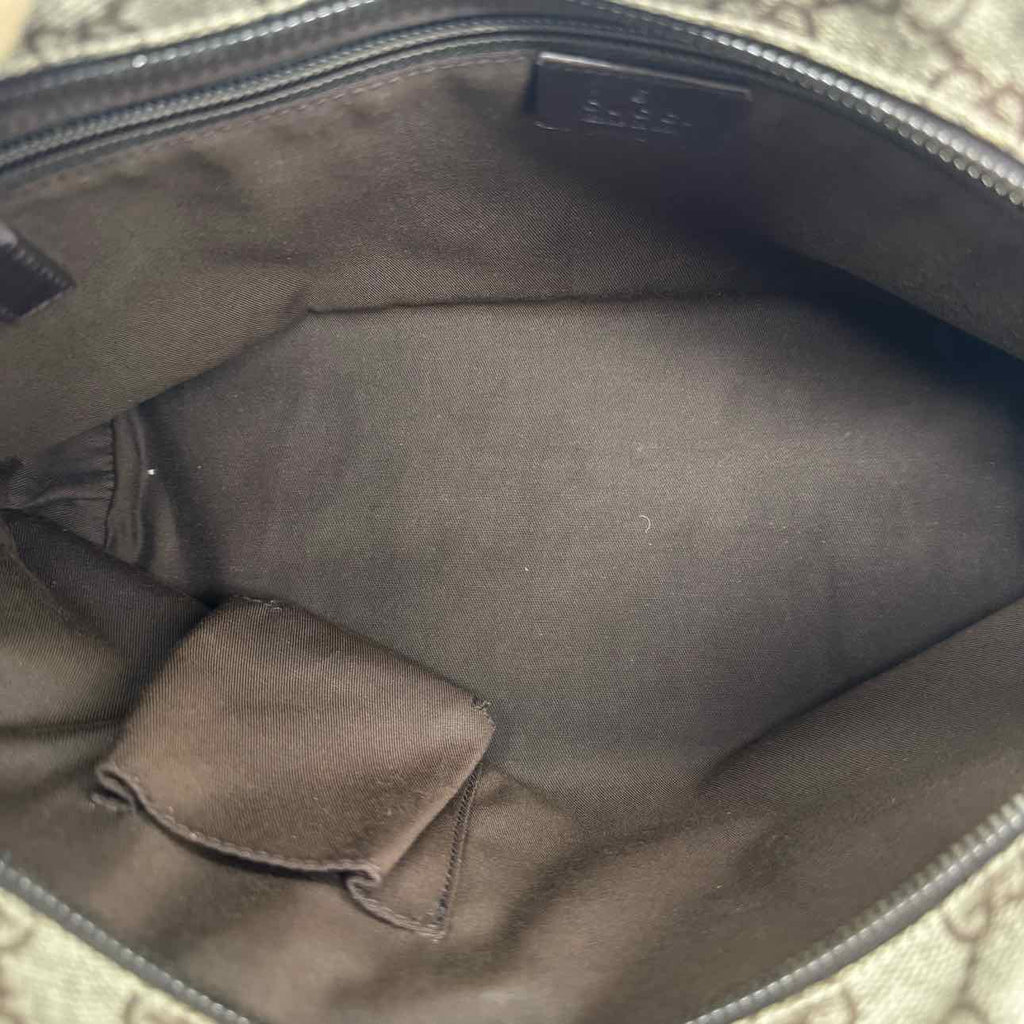 GUCCI Supreme Canvas Small Joy Tote  Brown