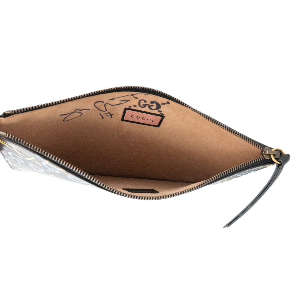 Gucci 'GucciGhost' Signed Pouch