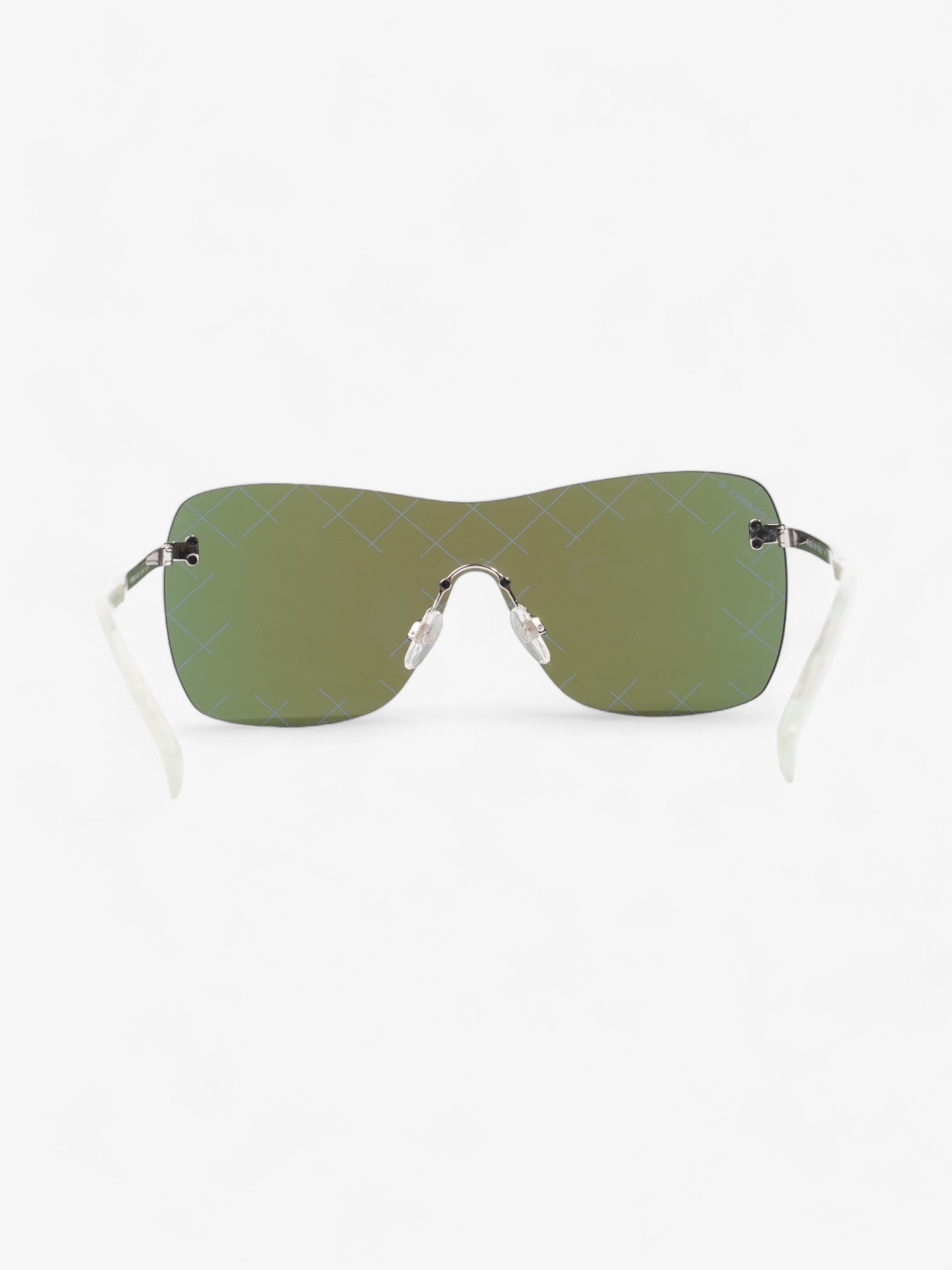 Chanel Oversized Mirror Sunglasses Purple Acetate 140mm