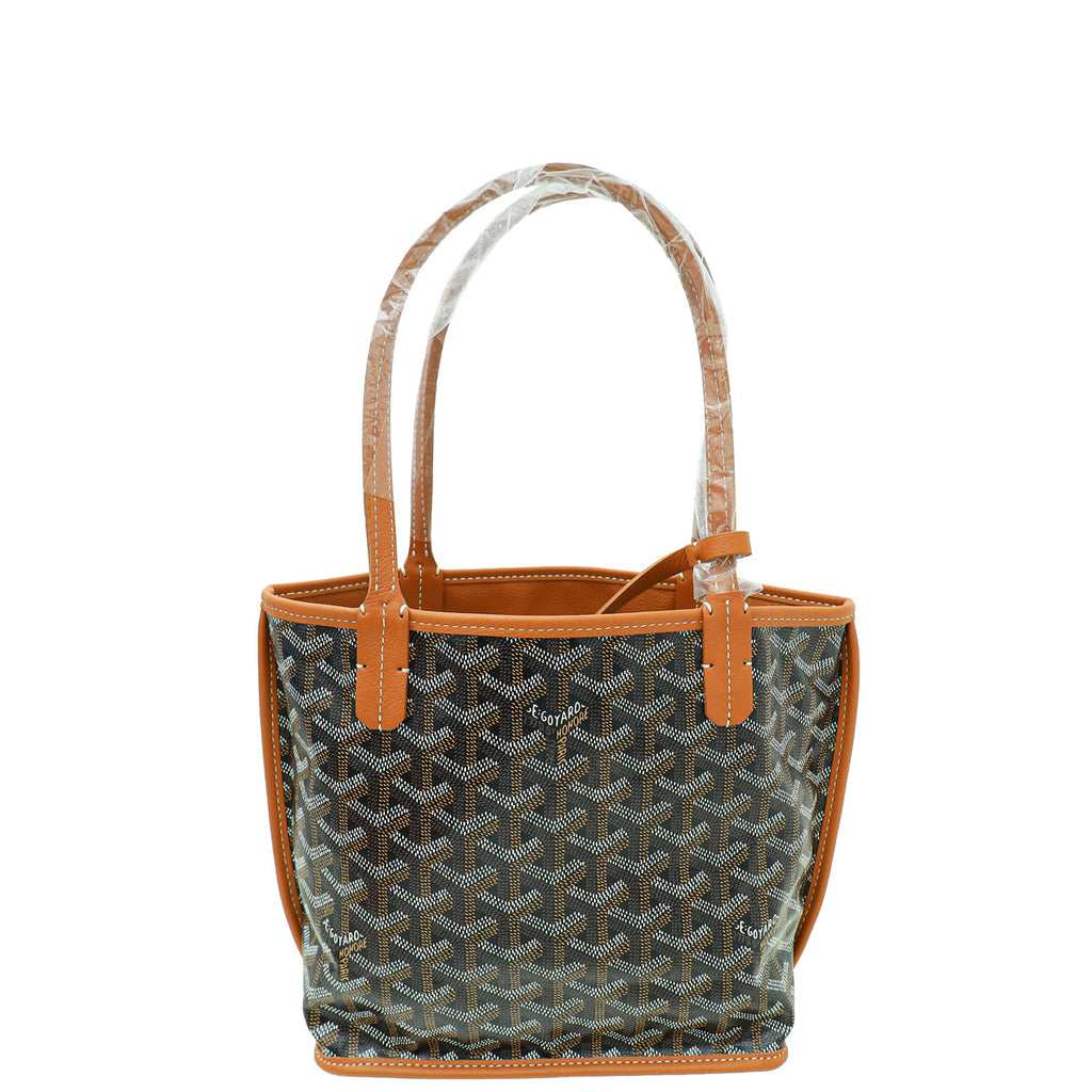 Goyard Bicolor Goyardine Anjou Mini Reversible Bag
