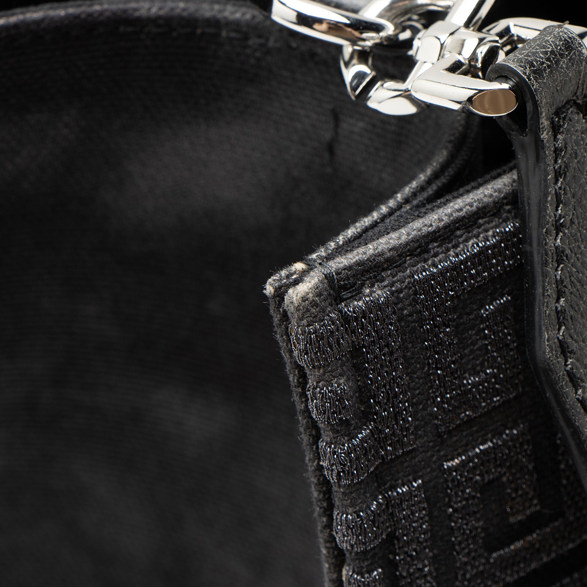 Givenchy 4G Embroidered Canvas Chain Medium G-Tote