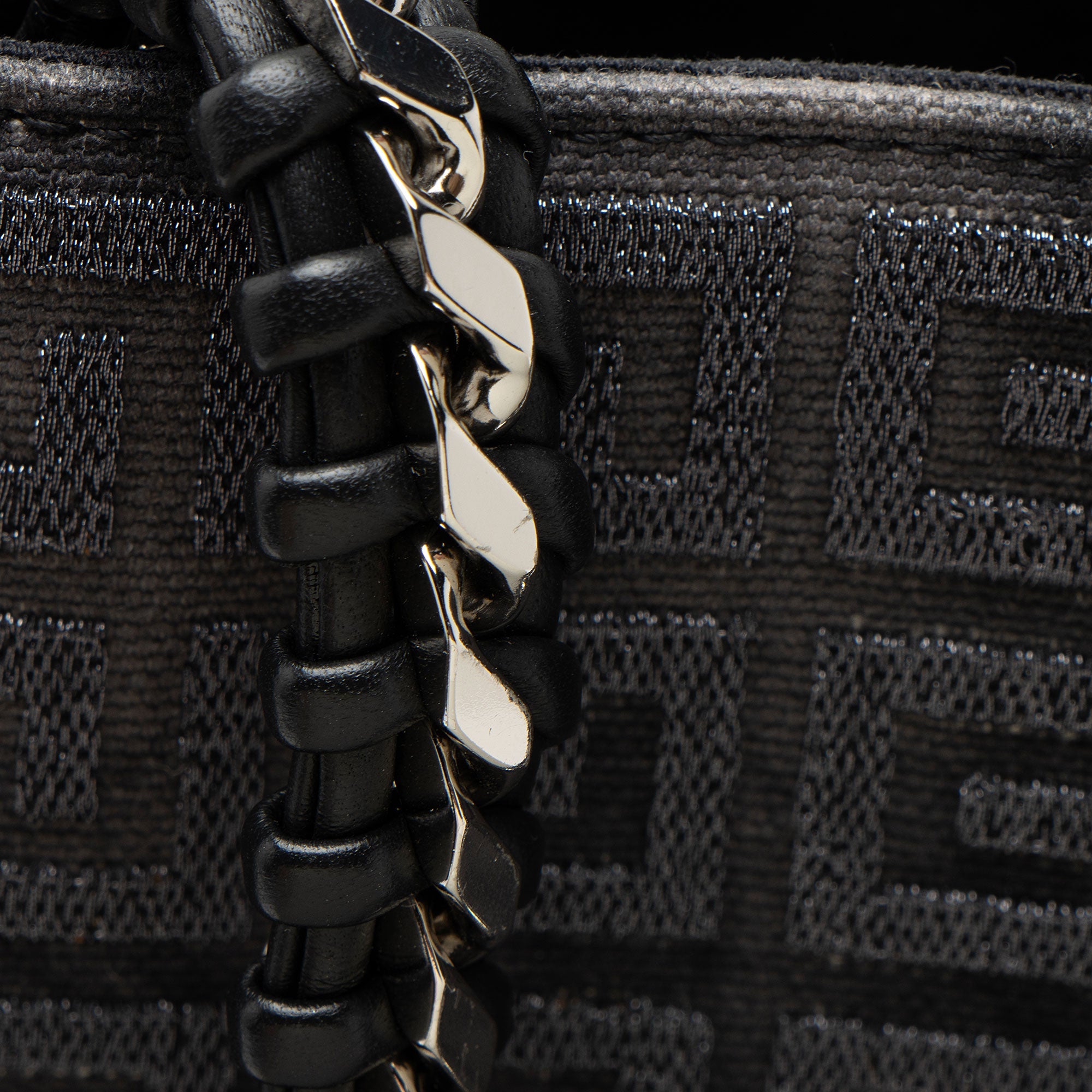 Givenchy 4G Embroidered Canvas Chain Medium G-Tote