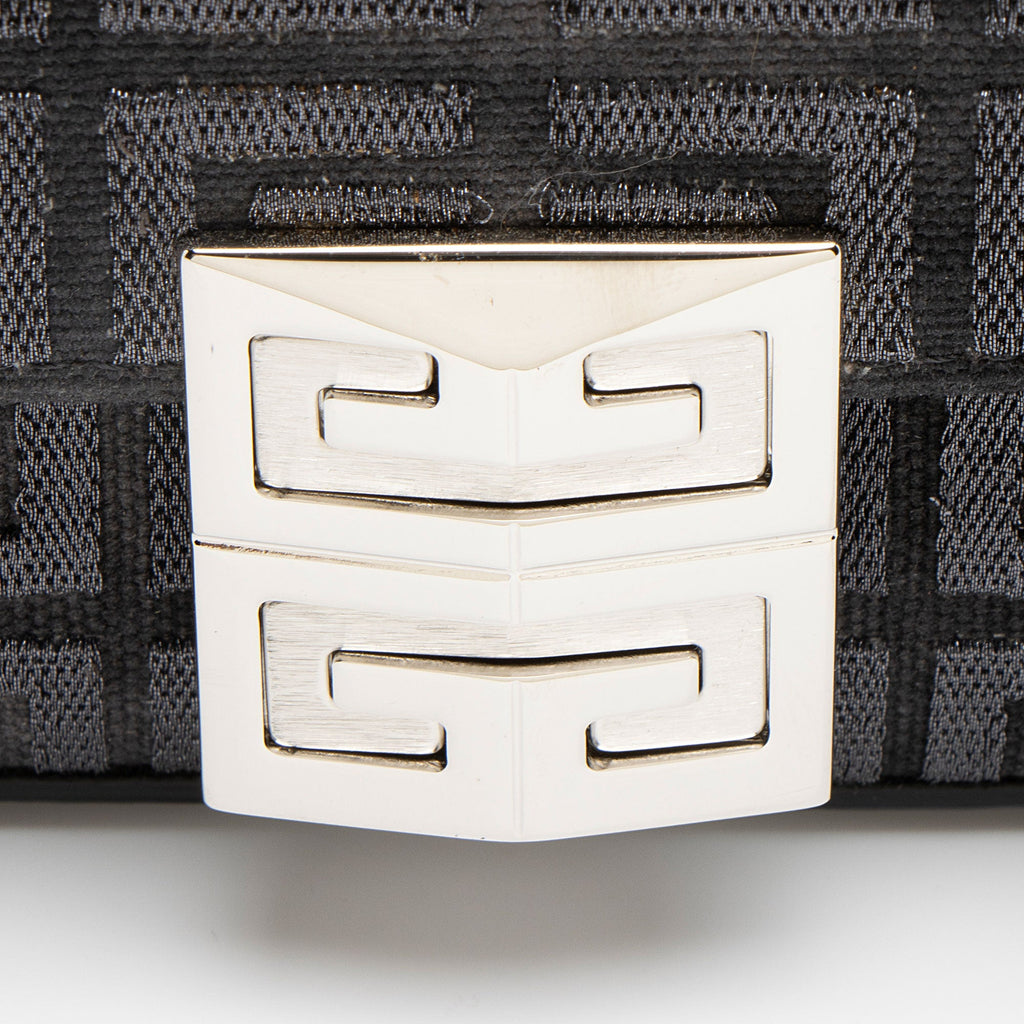 Givenchy 4G Embroidered Canvas 4G Small Shoulder Bag