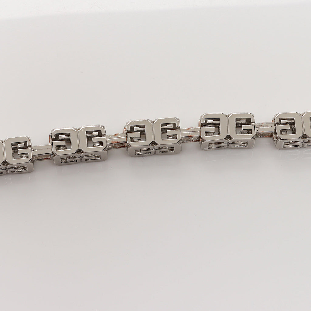Givenchy Calfskin Cut Out Mini G Cube Chain Bag (SHF-AOJysH)