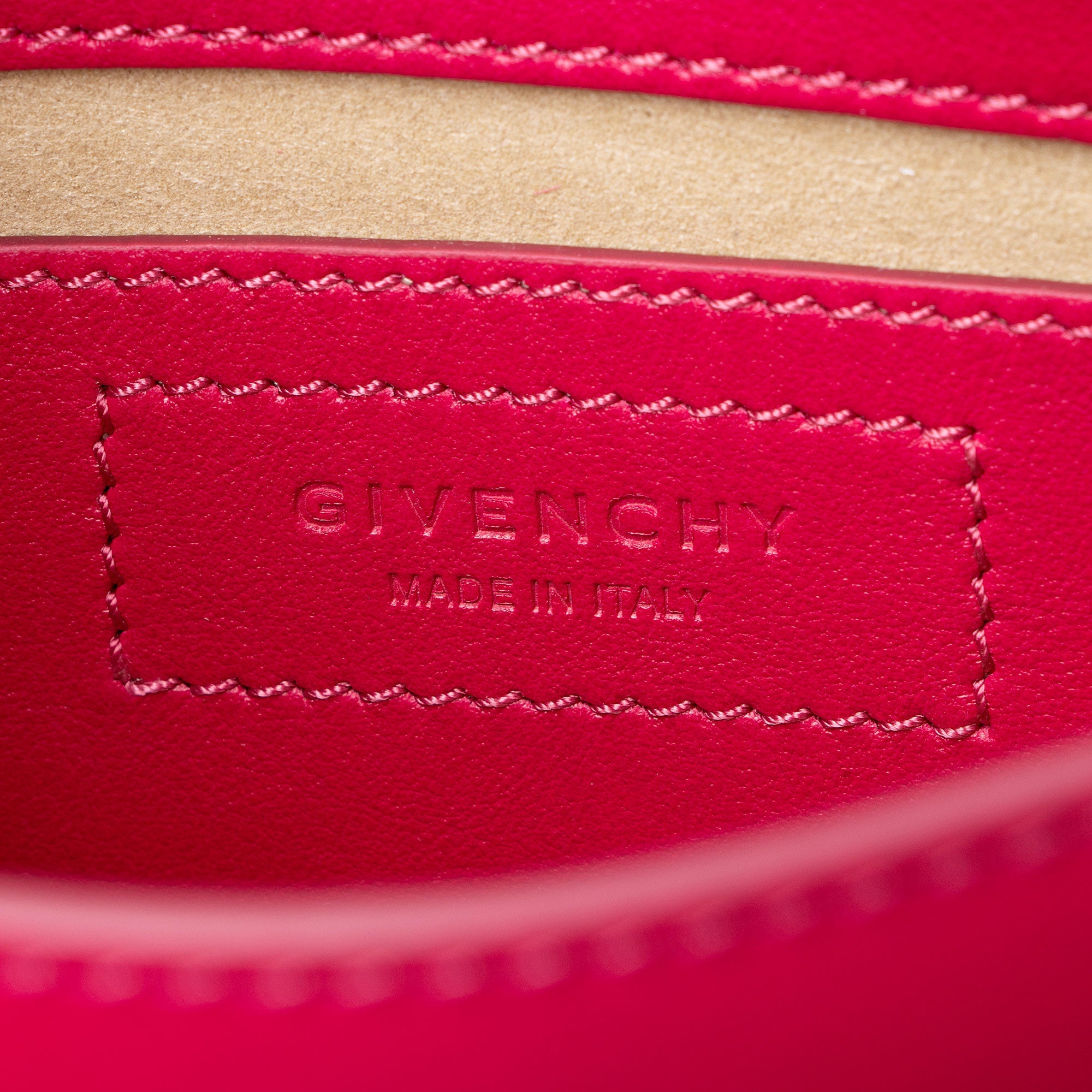 Givenchy Calfskin Infinity Saddle Mini Bag