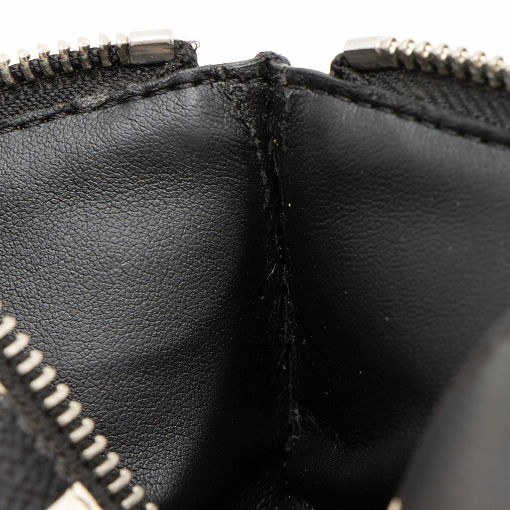 Givenchy Calfskin Striped Zip Pouch