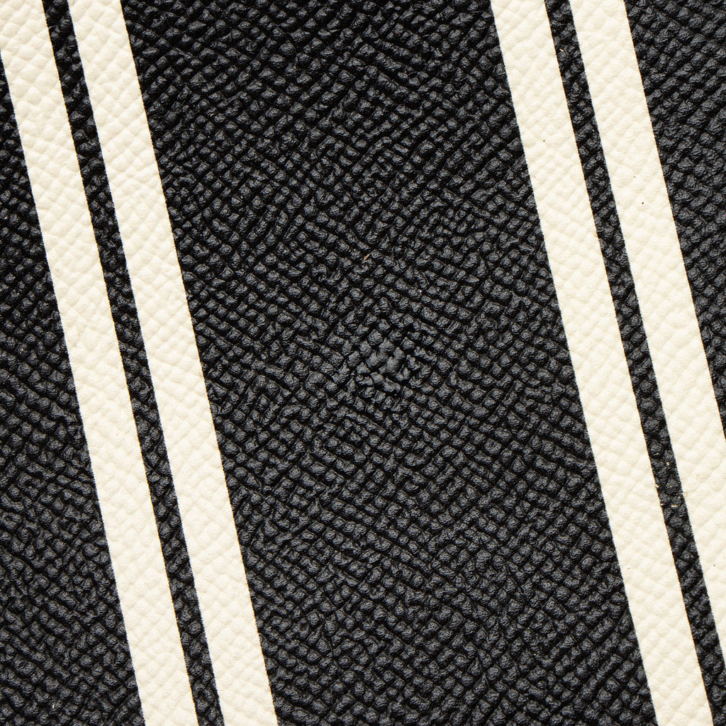 Givenchy Calfskin Striped Zip Pouch