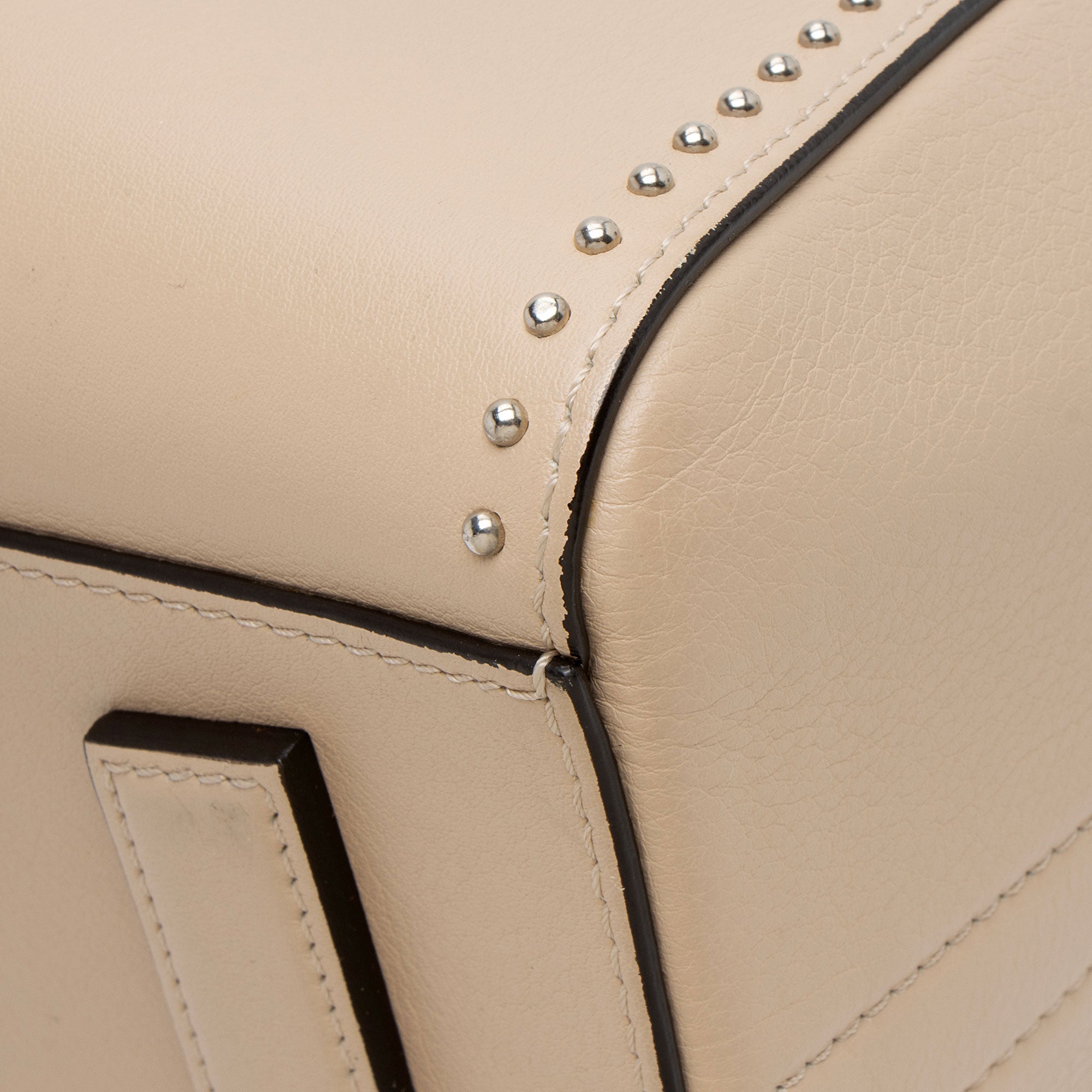 Givenchy Calfskin Studded Antigona Small Satchel