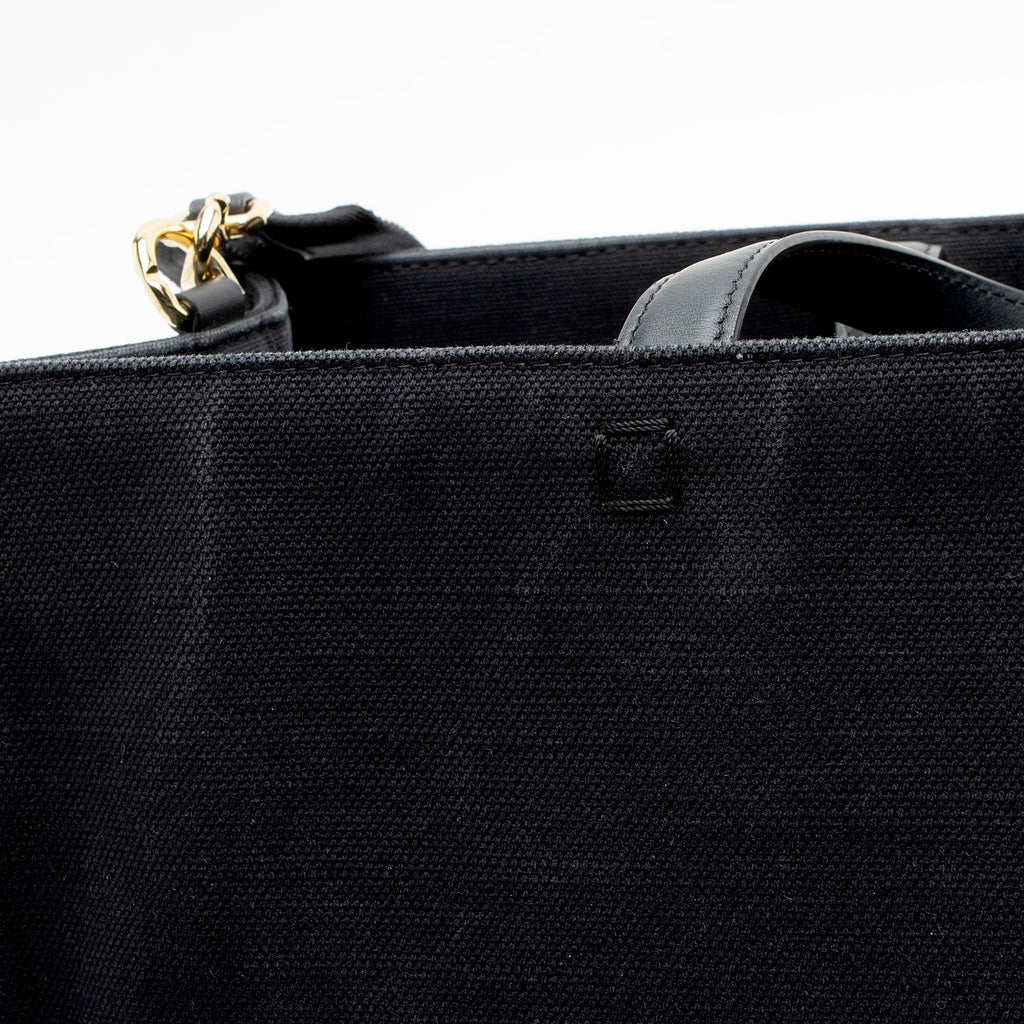 Givenchy Canvas Logo Medium Shopper Tote