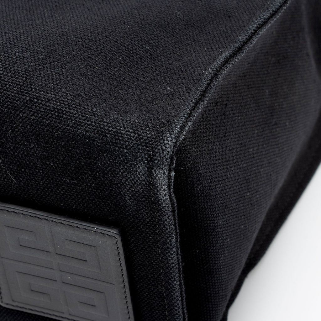 Givenchy Canvas Logo Medium Shopper Tote