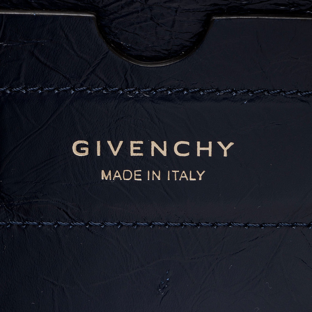 Givenchy Crinkled Patent Leather ID Medium Flap Bag (SHF-ElRXOM)